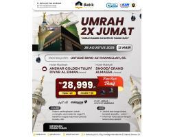 Paket Umroh 2x, Jumat 28 Agustus 2025, 12 Hari, Start Jogja Free Thaif 89 - Yogyakarta
