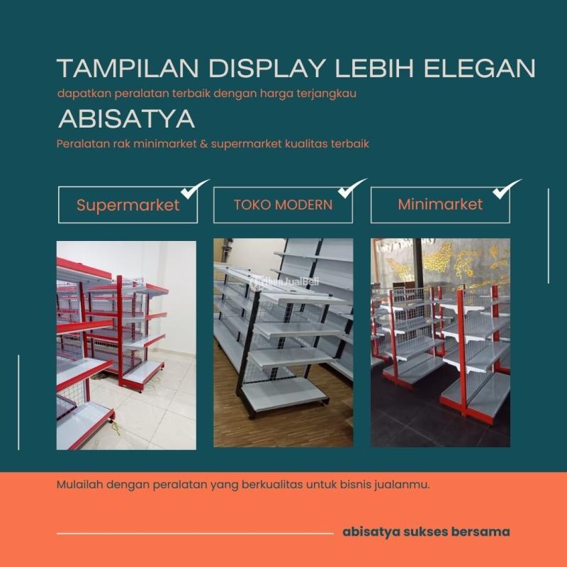 Rak Minimarket Display Toko Ukuran Standart - Sidoarjo