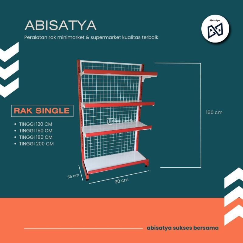 Rak Minimarket Display Toko Ukuran Standart - Sidoarjo