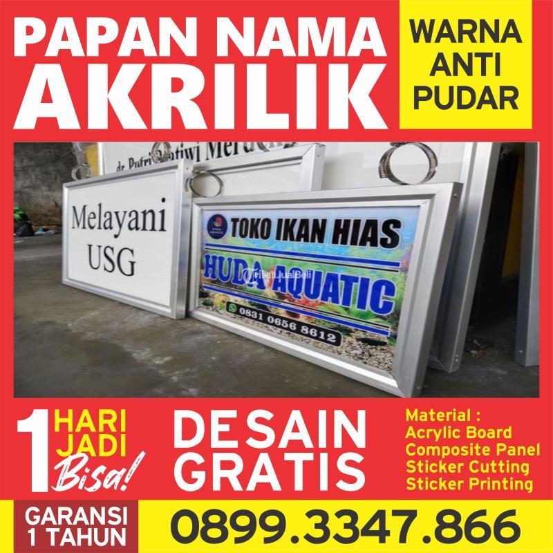 Produsen Papan Nama Akrilik - Sidoarjo