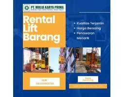 Rental Lift Barang Proyek - Banyuasin 