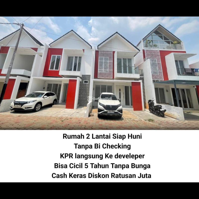 Dijual Rumah Tingkat Siap Huni Baru 3KT 2KM SHM Dekat Stasiun LRT Di Jatibening - Bekasi Kota