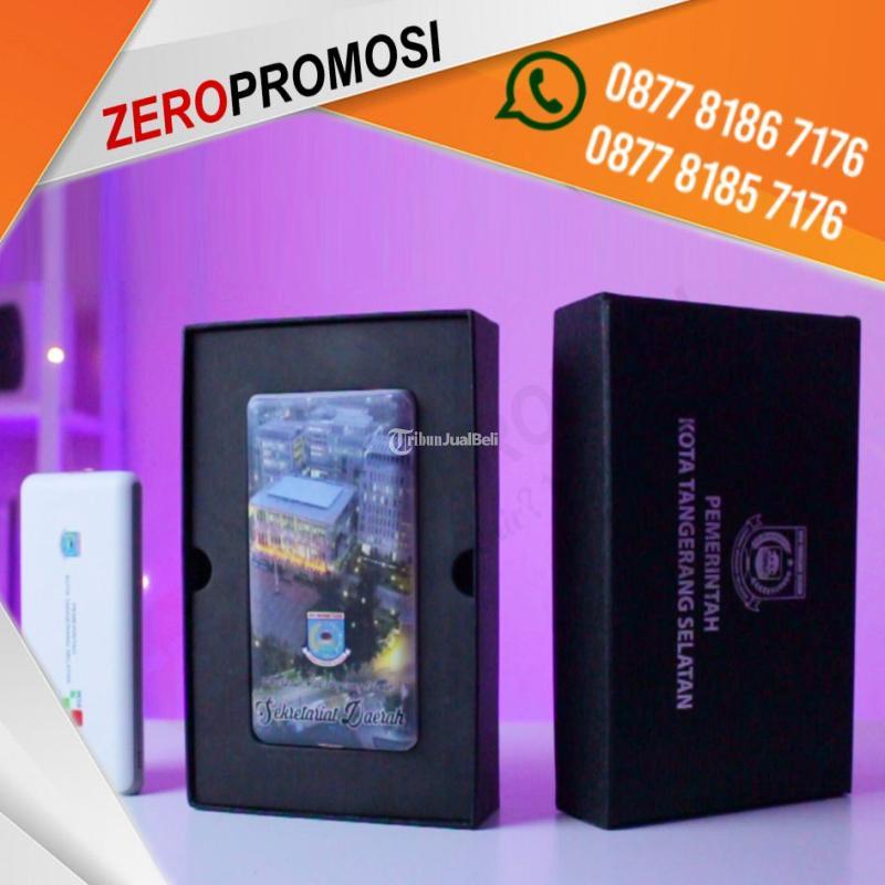 Jasa Cetak Souvenir Powerbank 10000 mAh Custom - Tangerang