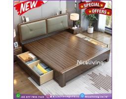 Produsen Dipan Klasik, Kayu Jati plus Headboard - Jepara
