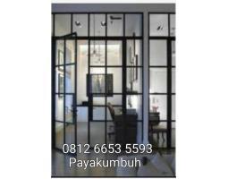 Jasa Pasang Kaca Kusen Alumunium, Folding Gate - Payakumbuh 