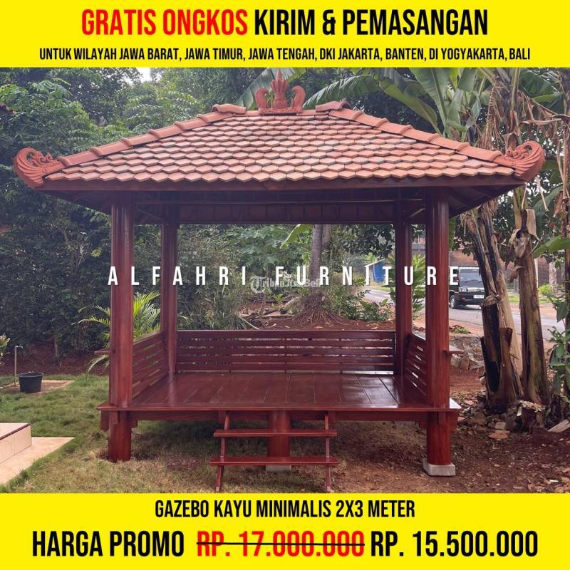 Gazebo Minimalis Modern 2x3 Meter - Bogor
