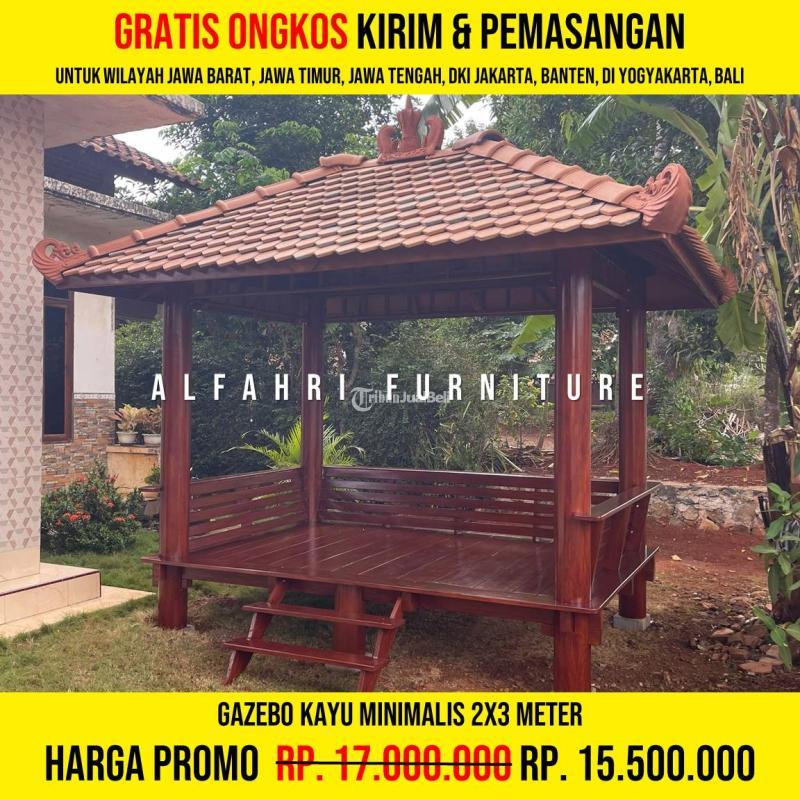 Gazebo Minimalis Modern 2x3 Meter - Bogor