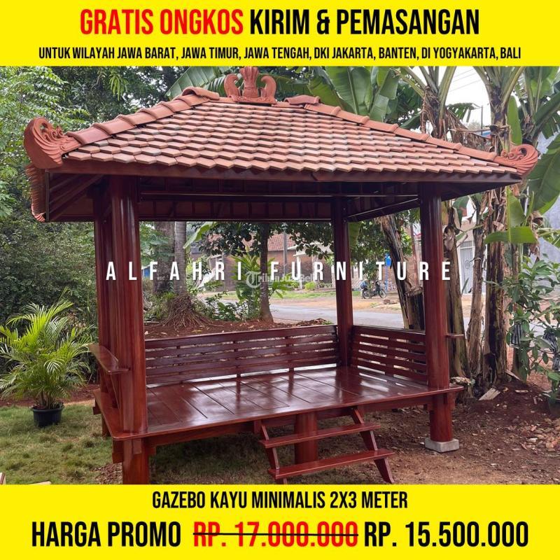 Gazebo Minimalis Modern 2x3 Meter - Bogor
