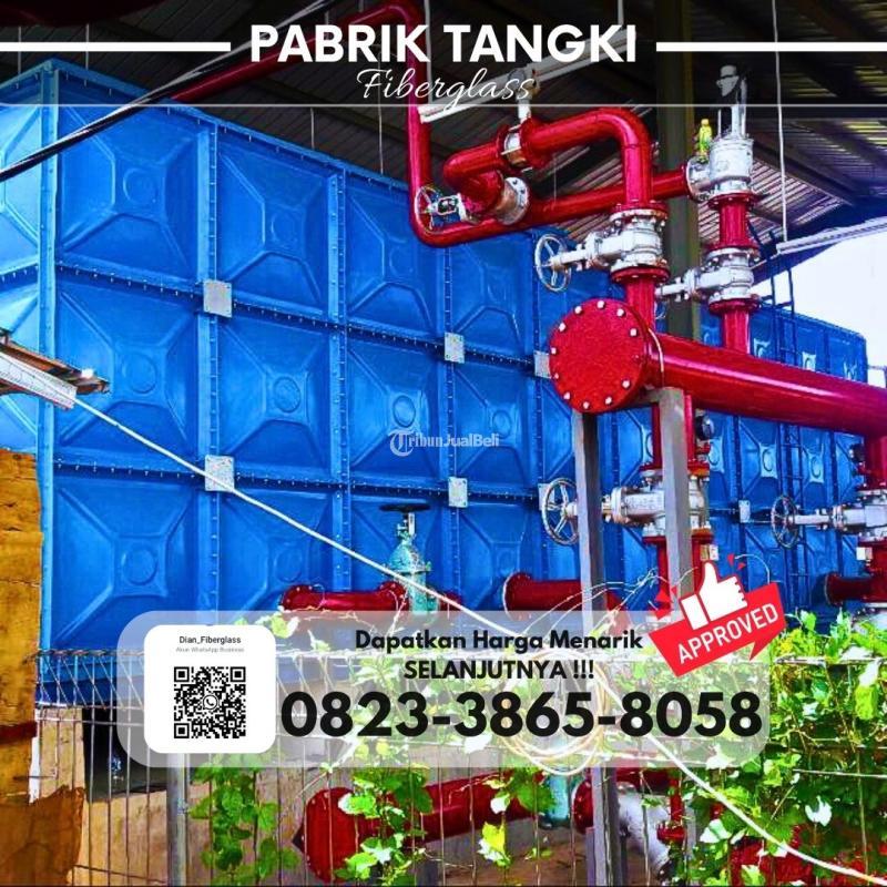 Tandon Air Bersih FRP Fiberglass - Purbalingga