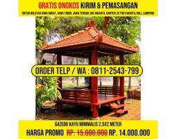 Gazebo Minimalis 2,5x2 Meter - Bogor