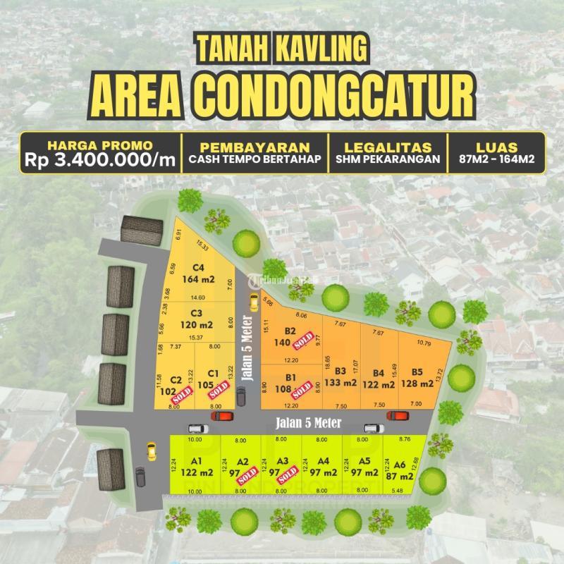 Dijual Tanah di Condongcatur Legalitas SHM - Sleman 