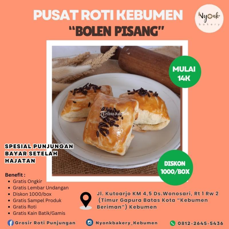 Roti Punjungan Gombong Spesial Bolen Pisang - Kebumen 