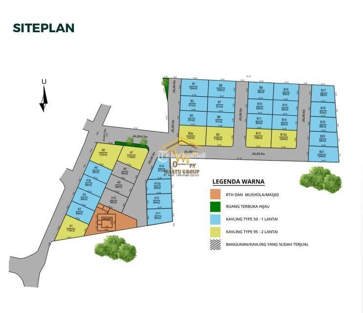 Dijual Rumah Mewah Murah 2KT 1KM di dalam Perumahan Siap Huni Ngaglik - Sleman