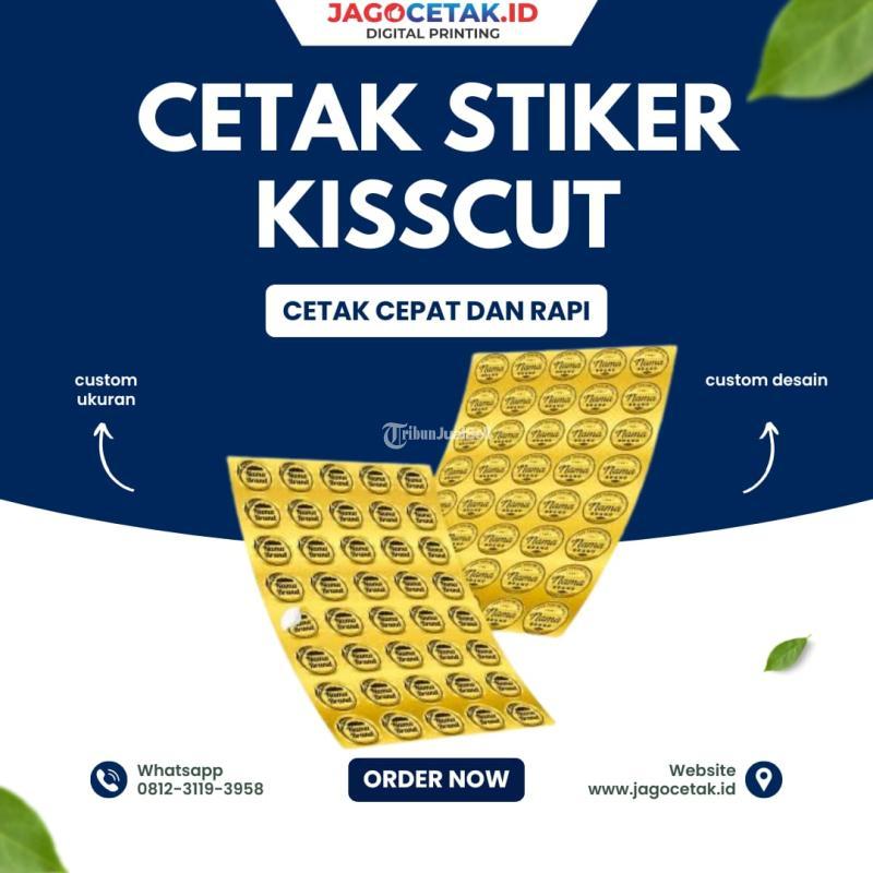 Jasa Cetak Sticker Kisscut Bisa Custom - Sidoarjo