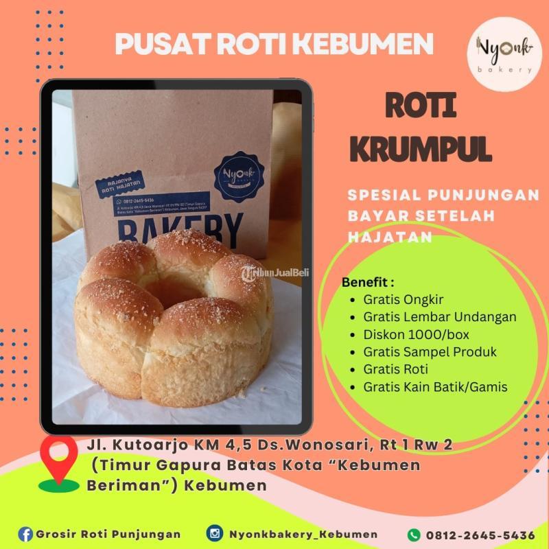 Pabrik Roti Kebumen Nyonk Bakery Kue Krumpul Roti Manis Favorit Keluarga - Kebumen