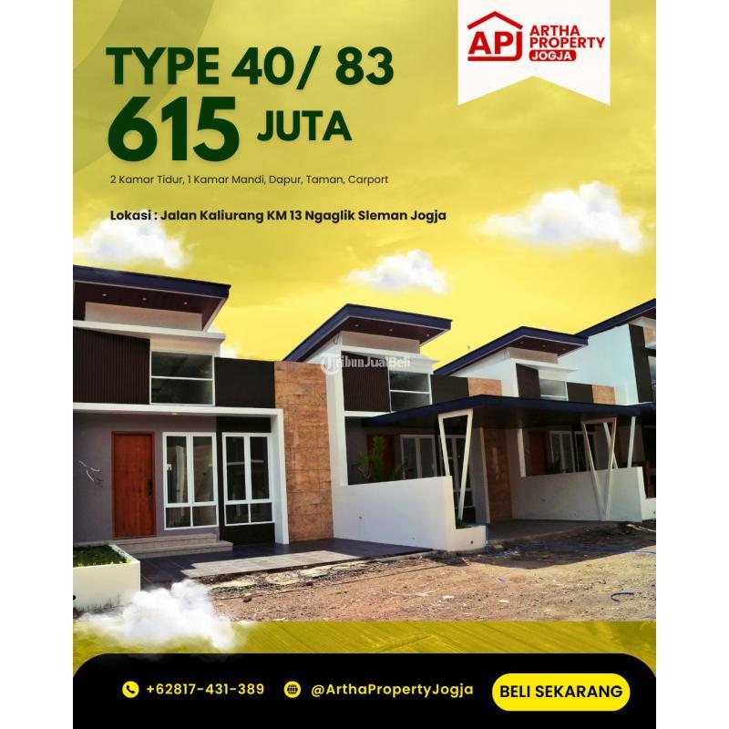 Dijual Rumah Tipe 40 2KT 1KM Legalitas SHGB - Sleman