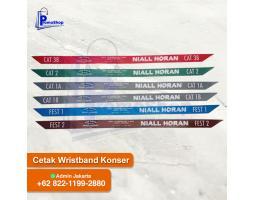 Wristband Lanyard Konser Cetak Custom Bahan Premium Berkualitas - Jakarta Timur 