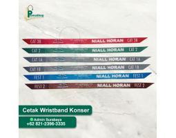 Wristband Lanyard Konser Cetak Custom Bahan Premium Berkualitas - Jakarta Timur