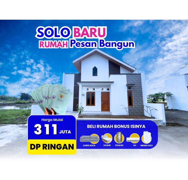 Dijual Rumah, Tipe 36, 2KT, 1KM, SHM, Bisa Rikues Desain, Baki - Sukoharjo 