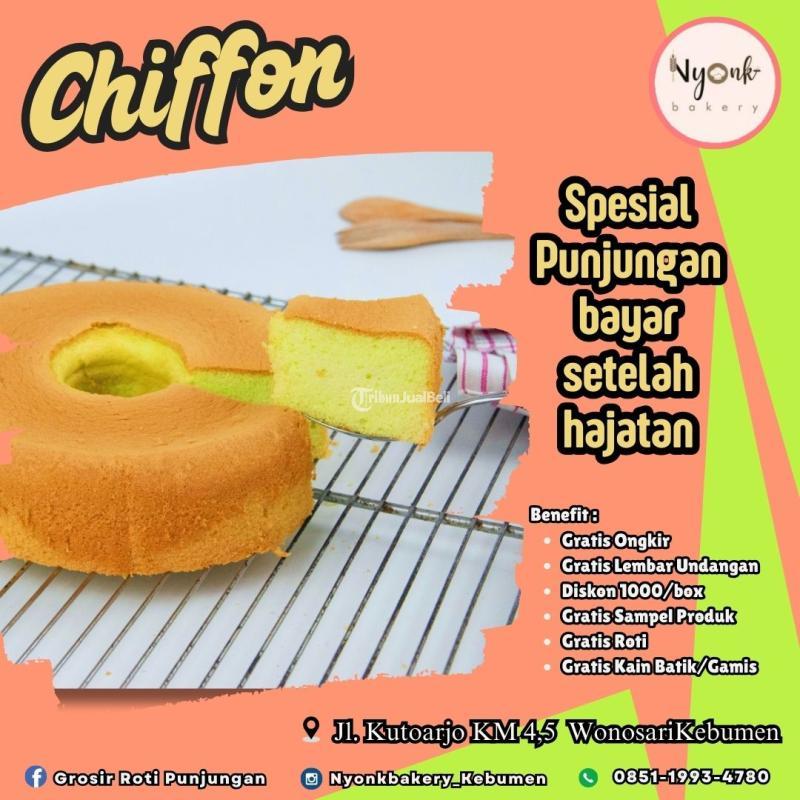 Produsen Roti Punjungan Alian, Roti Chiffon Pandan - Kebumen