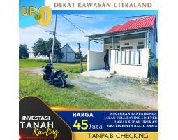 Jual Tanah Kavling Luas 65 m2 Murah Kedamean Dp 0 Angsuran Mulai 900 Ribuan - Gresik