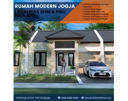 Jual Rumah Modern Tipe 36 Dalam Cluster Strategis Dekat Jl Wonosari Banguntapan KPR DP Ringan - Bantul