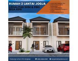 Jual Rumah 2 Lantai Tipe 60 dalam Cluster di Banguntapan Strategis Dekat Giwangan KPR DP Ringan - Bantul