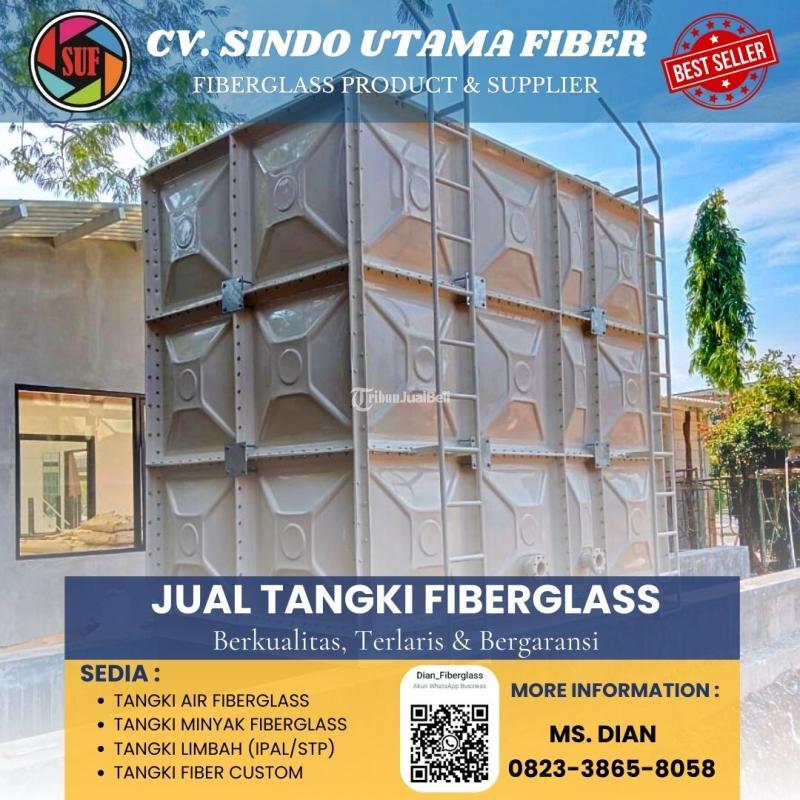 Tangki Panel FRP Fiberglass FRP 3000 Liter, Tangki Air FRP - Sidoarjo