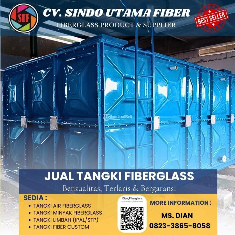 Tangki Air Fiberglass FRP 4000 Liter, Tangki Panel Fiberglas - Situbondo