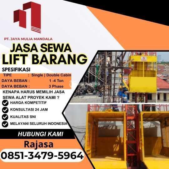 Sewa Lift Barang Proyek Material - Malang 