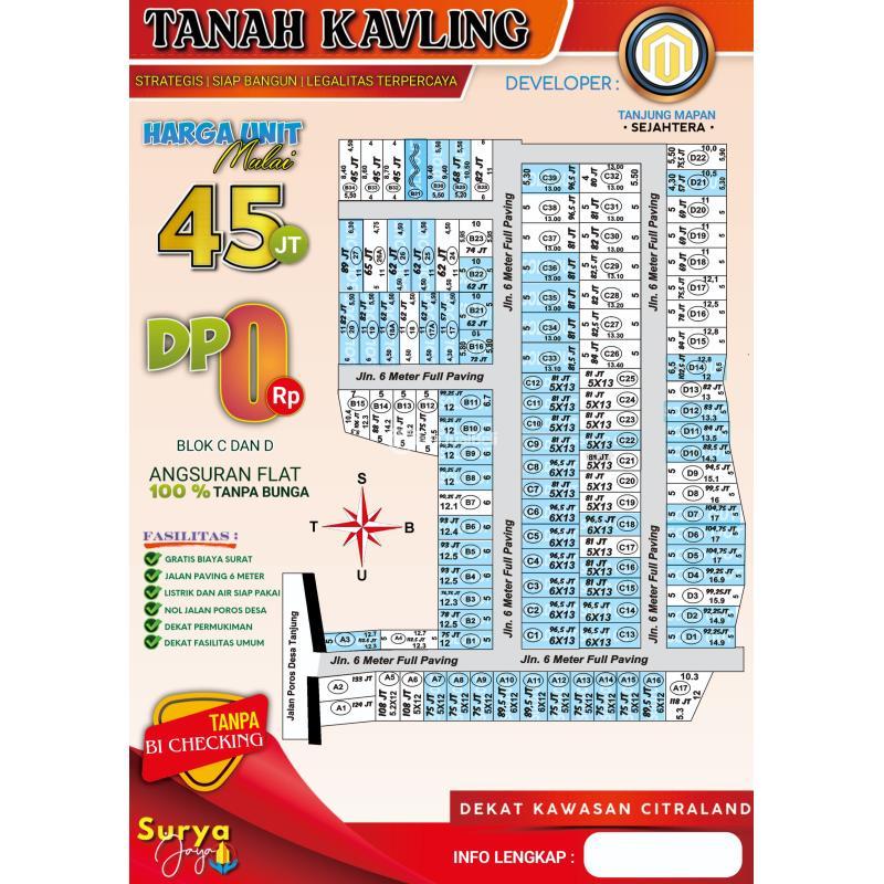 Dijual Tanah Kavling Siap Bangun - Gresik