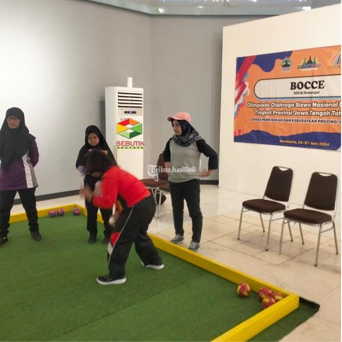 Lapangan Bola Boccia Bocce Fullset Mainan Olahraga Anak Inklusif - Sleman 