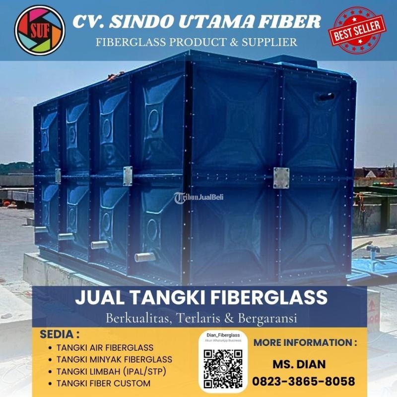 Tangki Atap Air Fiberglass FRP, Roof Tank Panel FRP - Batu