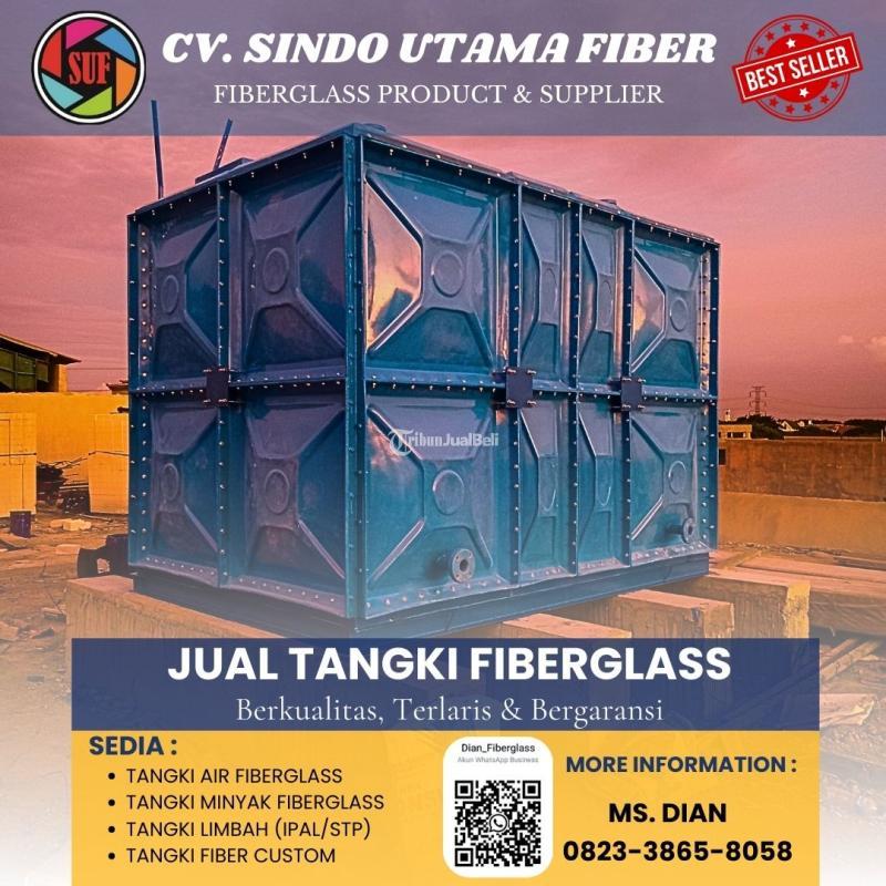 Tangki Atap Air Fiberglass FRP, Roof Tank Panel FRP - Batu