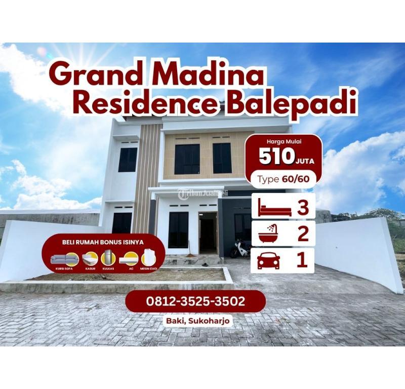 Dijual Rumah 2 Lantai 3KT 2KM SHM Selatan Luwes Gentan - Sukoharjo