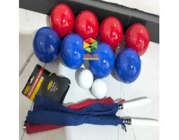 Set Bola Bocce Boccia Kayu Jati Murah Petanque Tunanetra Mainan Anak Berkebutuhan Khusus - Sorong 