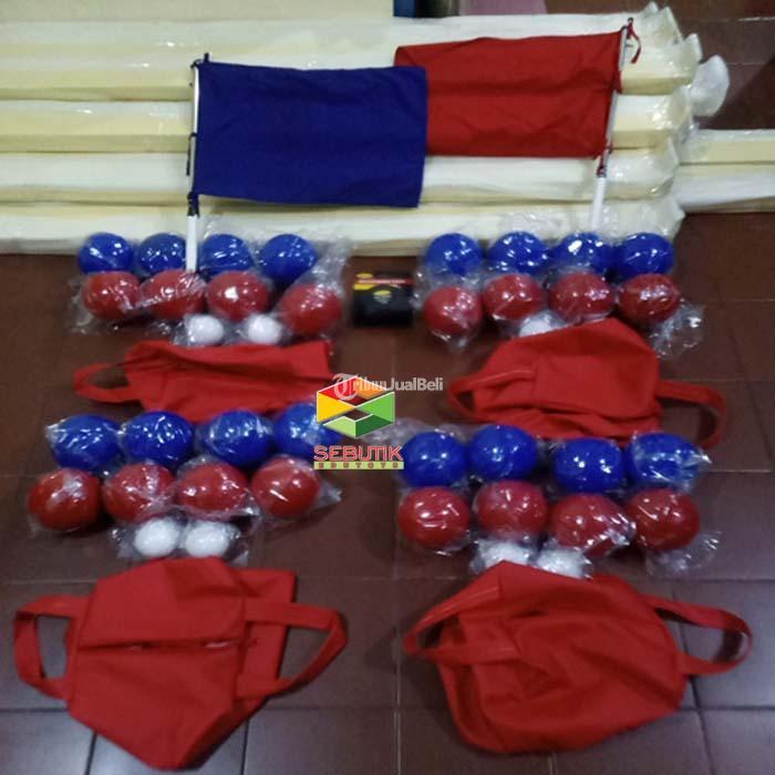 Set Bola Bocce Boccia Kayu Jati Murah Petanque Tunanetra Mainan Anak Berkebutuhan Khusus - Sorong