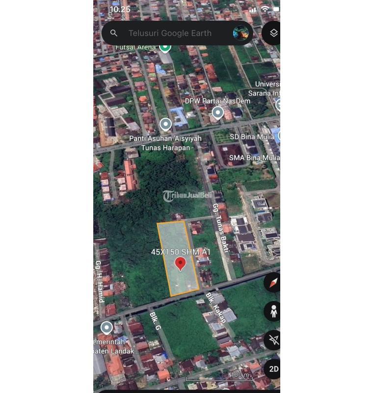 Dijual Tanah Siap Bangun Legalitas SHM - Pontianak