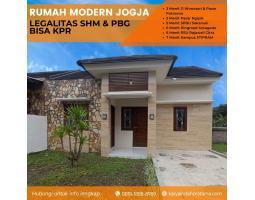 Promo Rumah Modern Tipe 36 Dijual Baru dalam Cluster Strategis Free BPHTB Dkat Jl Wonosari Banguntapan - Bantul