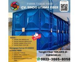 Tangki Air Fiberglass FRP 2000 Liter, Tangki Panel FRP - Purworejo 