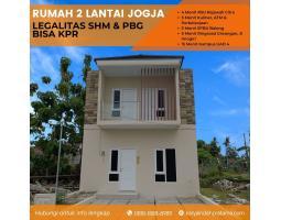Promo Rumah 2 Lantai Tipe 60 dalam Perum Free BPHTB di Banguntapan Dkat Giwangan KPR DP Ringan - Bantul