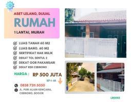 Jual Rumah 1 Lantai Tipe 60 Bekas Perum Puri Alam Kencana Cibinong Bogor Murah Akses 2 Mobil - Bogor