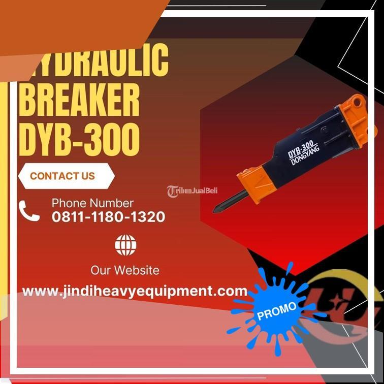  Hydraulic Breaker Tipe Lurus DYB300 4-7 TON SB40 - Samarinda