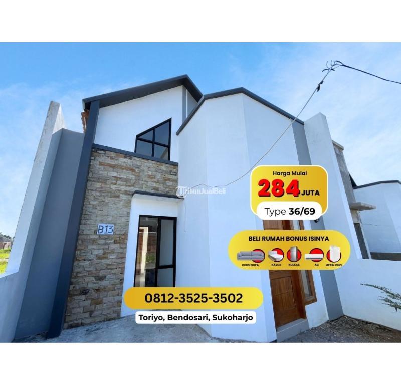 Dijual Rumah Baru, Tipe 36, 2KT, 1KM, SHM, Bebas Desain, Banyak Promo - Sukoharjo
