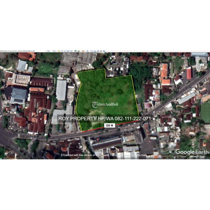 Dijual Tanah, Luas 12.200m2, HGB, di Jalan Uluwatu Jimbaran, Depan Jimbaran Plaza, Badung - Bali