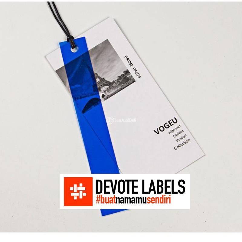 Jasa Pembuatan Label Hangtag Devote Labels - Pesawaran