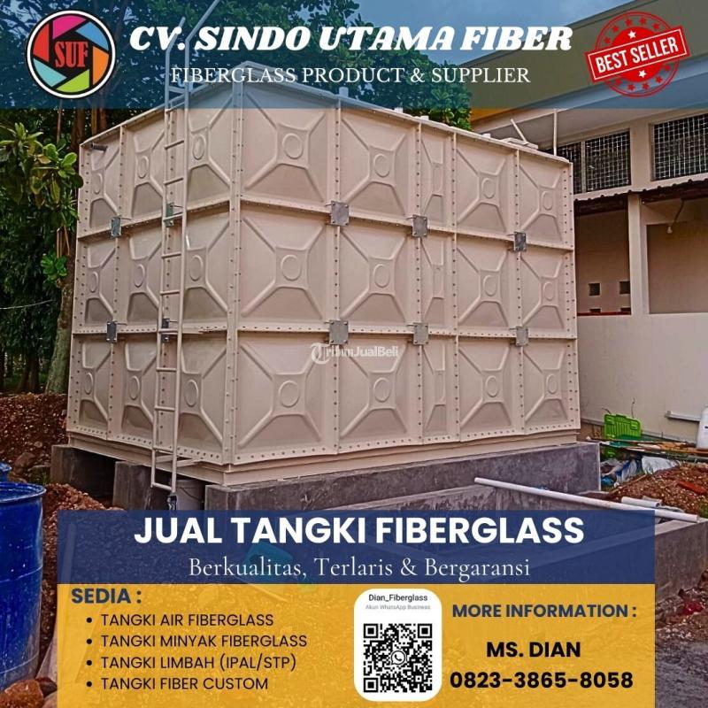 Roof Tank Panel FRP Fiberglass 6000 Liter, Tangki Air FRP - Semarang