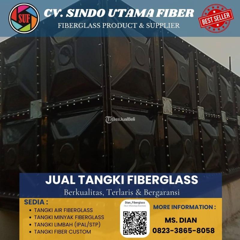 Roof Tank Panel FRP Fiberglass 6000 Liter, Tangki Air FRP - Semarang