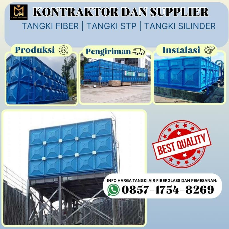 Kontraktor dan Supplier Tangki  FRP Fiberglass - Batang