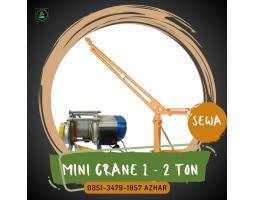 Sewa Mini Crane Terpercaya Cepat dan Hemat Biaya - Bangli 
